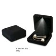 thumbnail image 4 of Weilifangwps Velvet Earring Studs Box with LED Light Jewelry Display Gift Box for Birthday Anniversary, 4 of 4