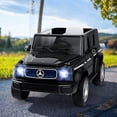 thumbnail image 4 of Costway Licensed Mercedes-Benz EQG Kids Ride On Car with Remote Control Detachable Battery Black, 4 of 10