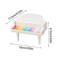 thumbnail image 3 of Birdeem Piano Fruit Fork Household European Fruit Set Fruit Pick Cute Dessert Small Fork, 3 of 9