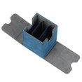 thumbnail image 4 of Leather Deck Case 100+ Sleeved Cards for Business Cards Baseball Card Display Dark Blue, 4 of 6