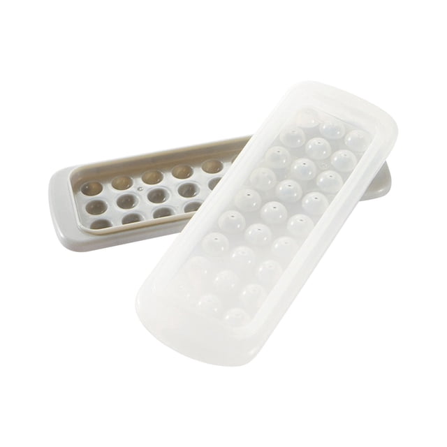 Dvkptbk Ice Cube Mold Small Ice Round Summer Cute with Lid Refrigerator Small Ice Ice Tray Ice Box Kitchen Gadgets