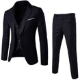 thumbnail image 1 of Men‘S Suit Slim 3-Piece Suit R Business Wedding Party Jacket Vest & Pants, 1 of 5