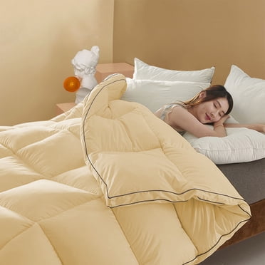 EARKITY Cooling Comforter, Cooling Breathable Heavy Blanket, Quilted Comforters, Soft Thick Comfort Blanket, Summer Comforter Bed Quilt, Lightweight Silk Smooth Soft Breathable