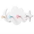 thumbnail image 1 of Plastic Star Cloud Hook Clothes Storage Hanger Rack Wall Kid Bedroom Decor, 1 of 7
