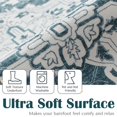 thumbnail image 3 of Rugking Doormat 2x3 Washable Persian Rug Indoor Entryway Vintage Rug Blue Area Rug Foldable Non Slip Low Pile Mat for Bathroom Kitchen Bedroom, 3 of 6