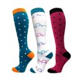 thumbnail image 2 of EGNMCR Outdoor Sports Socks Elastic Calf Running Protection Socks Mountaineering Socks print sock, 2 of 2