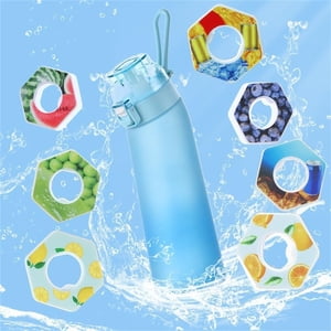 Air Up Water Bottle Flavor Pods 700ml Bottle, Update Water Bottle Up Set With 7 Capsules Drinking Straw, Outdoor Water Bottle Air Up Bottle