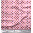 thumbnail image 1 of Soimoi Georgette Viscose Fabric Clover Leaves Printed Craft Fabric by the Yard 42 Inch Wide, 1 of 3