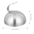 thumbnail image 4 of 1pc Couvercle de Capot de Protection Alimentaire en Acier Inoxydable Couvre la Couverture Alimentaire, 4 of 6