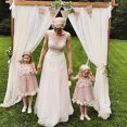 thumbnail image 4 of ITFABS Bébé Tenue d'Été, 3D Fleur O-Cou Sans Manches Robe Princesse en Tulle, 4 of 7