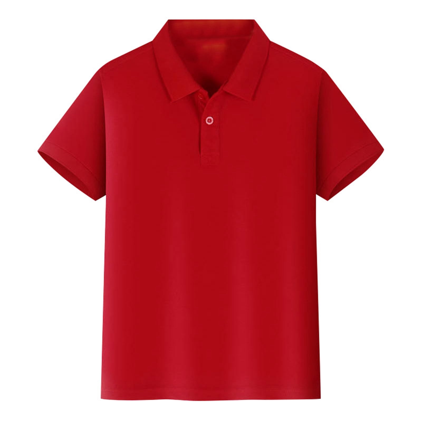 Hiiyo Kids Girls Short Sleeve Polo Shirt Children Solid Color Basic Unisex Polos