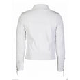 thumbnail image 2 of Motorcycle Riding Jacket White Motorcycle Jacket Leather Biker Jacket Mens Motorcycle Leather Jacket Mens Best Leather Motorcycle Jacket size 4XL, 2 of 4