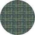 thumbnail image 1 of Ahgly Company Machine Washable Indoor Square Transitional Gunmetal Green Area Rugs, 3' Square, 1 of 7
