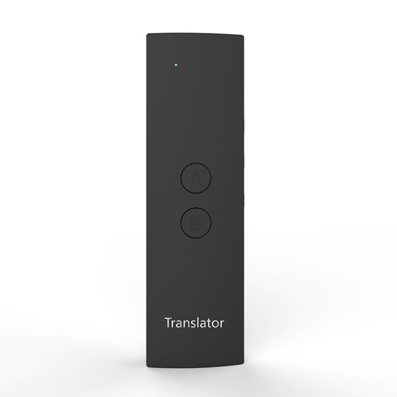 Graflsoa T6 Multilingual Voice Translator - 38 Languages, Compact & Portable for Travel, Business, and Learning, Black