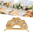 thumbnail image 1 of Golden Metal Napkin Holder, Exquisite Light Luxury European Style, Zinc Alloy Table Napkin Organizer, Kitchen Dinner Table Party Decor, 1 of 8