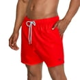 thumbnail image 2 of Speedo Men's Adult Roofer 16" Solid Swim Short - Bittersweet, Size: S, 2 of 3