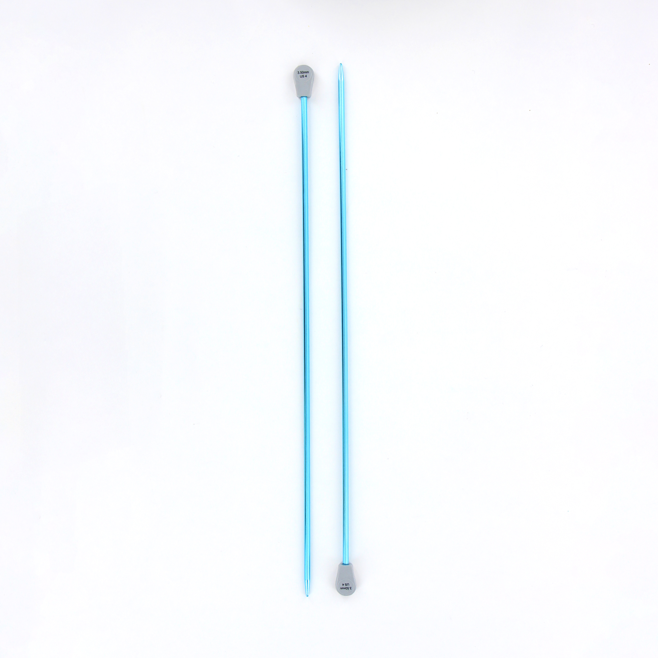 LOVE KNITTING Aiguilles à tricoter droites en aluminium, 30 cm (12 po), 3 mm (US 2)