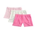 thumbnail image 1 of 3Pcs Girls Summer Safety Pants Anti-emptied Stretch Mid-rise Shorts, 1 of 9