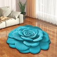 thumbnail image 3 of Yhmxh 3 D Flower Mat Soft Carpet Non-Slip Area Carpet Dining Room Home Bedroom Carpet Floor Washable Rug Anti-slip Rug Decorative Rug Rugs for Living Room Outdoor Rug Bathroom Rugs Kithchen Rug, 3 of 5