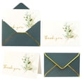 thumbnail image 2 of WHEANG Greeting Cards The New Hot Gold Envelope, Thank You Card Watercolor Thanksgiving Message Card, 2 of 4