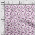 thumbnail image 2 of oneOone Velvet White Fabric Floral Sewing Craft Projects Fabric Prints By Yard 58 Inch Wide, 2 of 4