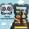 thumbnail image 1 of Sensory Busy Board Learning Activity Center | 7-in-1 Portable Life Skills Book | Fine Motor Practice, Letters, Numbers, Shapes | Interactive Buckles, Gears, Clocks | 60cm x 30cm | 15 Activities, 1 of 8