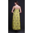 thumbnail image 3 of Bimba Robe Longue Maxi à Bretelles Spaghetti Ajustables Imprimée Papillon, Tenue de Plage d'Été - Moyen, 3 of 6