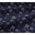 thumbnail image 5 of oneOone Viscose Jersey Fabric Tree & Giraffe Block Print Fabric BTY 60 Inch Wide, 5 of 5