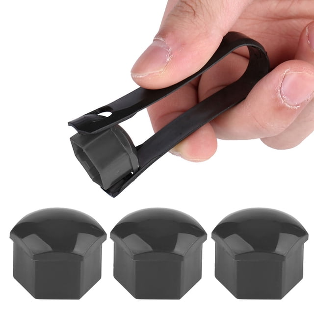 Car Wheel Nut Caps 20pcs 19mm Auto Hub Screw Cover Bolt Rims Exterior