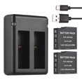 thumbnail image 1 of Sports Camera Battery & Charger Kit Including Dual-slot Battery Charger, 1 of 7