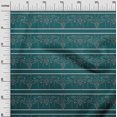 thumbnail image 2 of oneOone Polyester Lycra Fabric Swirl & Floral Block Print Fabric By The Yard 56 Inch Wide, 2 of 4