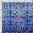 thumbnail image 1 of oneOone Polyester Lycra Fabric Dot|Swirl & Floral Panel Printed Craft Fabric BTY 56 Inch Wide, 1 of 3