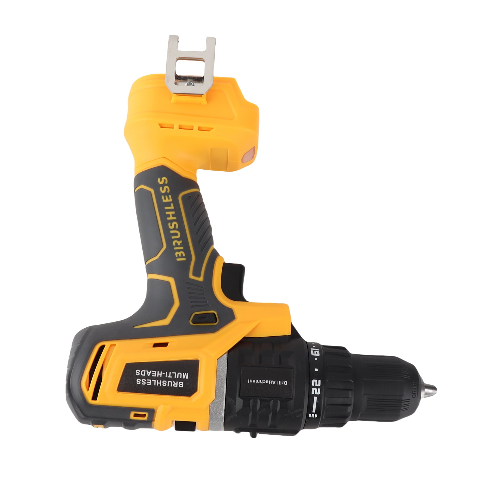 20V Cordless Power Tool Combo Kit Drill and Angle Grinder Set with Brushless Motor for Drilling Cutting Grinding