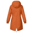 thumbnail image 3 of Mgmyaa Imperméable Long pour Femme, Manteau de Pluie Léger à Capuche, Coupe-Vent, Trench, Randonnée Plein Air, 3 of 6