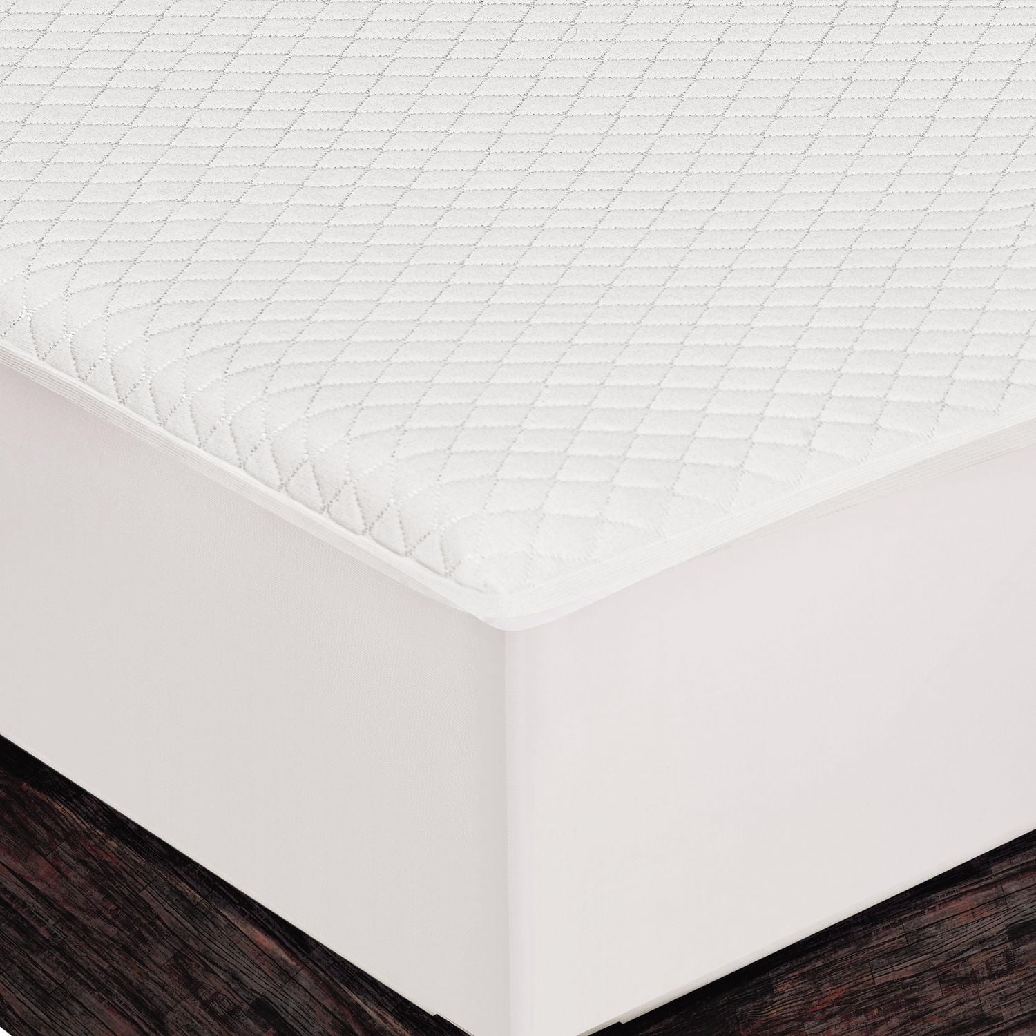 Mainstays Protège-matelas imperméable en tricot doux, Double – Ajusté