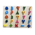 thumbnail image 2 of Wooden Alphabet Puzzle Board Montessori Puzzle Game Birthdays Gifts Learning Toy Arabic Numerals A, 2 of 9