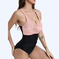thumbnail image 3 of FhsagQ Women Swimsuit Sets Red New Solid Color Mesh Splicing Piece Swimsuit and Fashionable and Backless Swimsuit Women Swimsuit Sets Red Swimsuit Sets for Women Crotchless 3Xl XL, 3 of 3