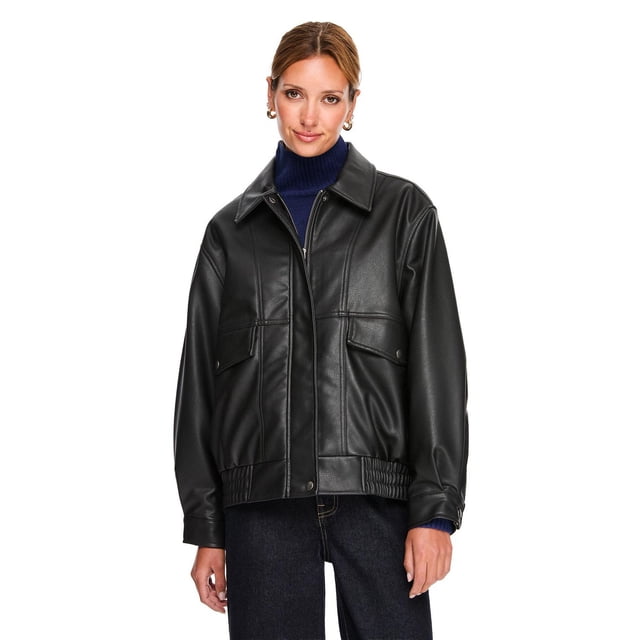 Veston aviateur ample George pour femmes