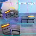 thumbnail image 5 of Bestier 55 inch L-Shaped Gaming Computer Desk with Monitor Stand Home Office Corner Desk, 5 of 5
