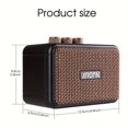 thumbnail image 2 of Portable Wireless Guitar Amplifier with Dual Speaker, 10W Rechargeable Battery Amp for Practice Performance, 2 of 12
