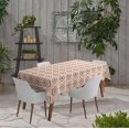 thumbnail image 2 of Vargottam Indoor/OutdoorTablecloth58x120 InchRectangleTablecloth Waterproof PatioTableCloths- Spring/SummerTableCovers for Backyard RectangularTable/BBQs/Picnic -Peach2, 2 of 5