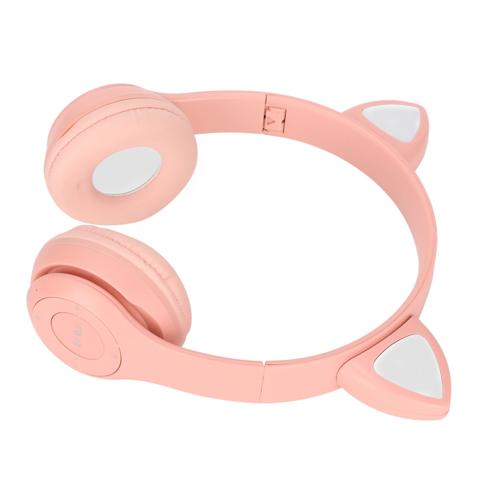 Wireless Over Ear Headset, Headphone 40mm Speaker Cute For Laptop For Kids Pink