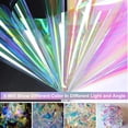 thumbnail image 2 of TickJOY Iridescent Cellophane Wrap, Rainbow Color, 35in x 50ft, Gift Wrap Paper, 2 of 7
