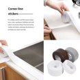 thumbnail image 4 of Thinson Wall Caulk Strip Tub Bath Sealing Tape Kitchen Bathroom Wall Edge Waterproof PVC Sealing Sticker, White, Small, 4 of 8