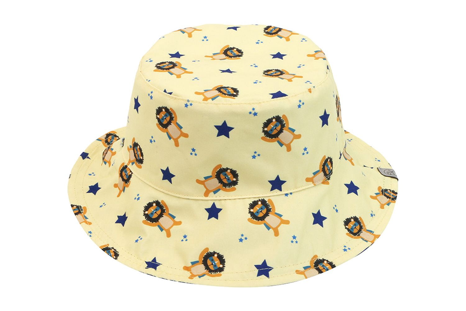FlapJackKids - Patterned Sun Hat - Animal Superhero - XS (0-6M)