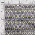 thumbnail image 1 of oneOone Polyester Lycra Fabric Swirl & Paisley Ikat Printed Craft Fabric BTY 56 Inch Wide, 1 of 4