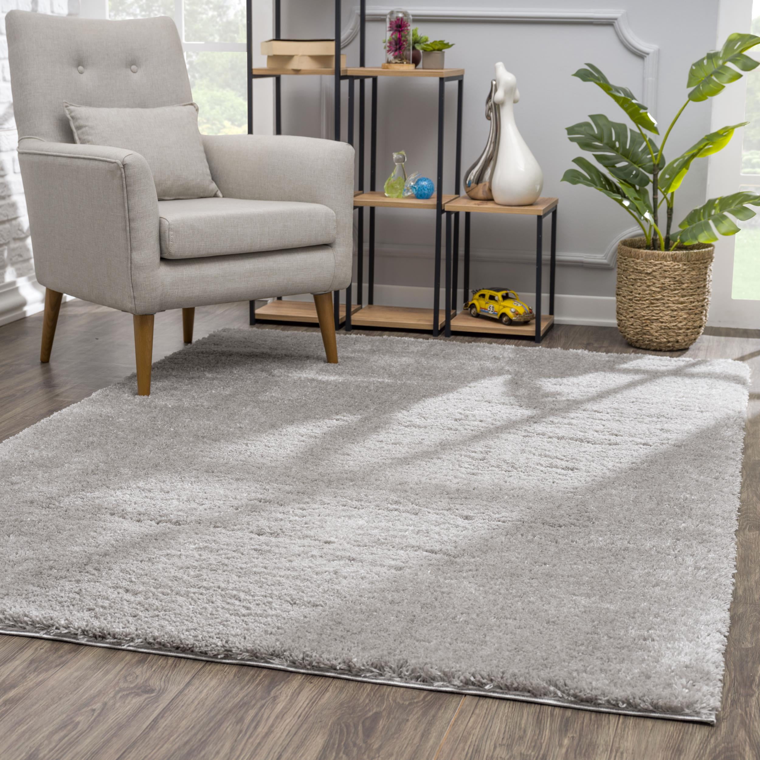 Rug Branch Retro Collection Modern Plain Area Rug
