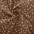 thumbnail image 4 of LOVZFMLL Robe à Pois pour Femme, Nouvelle Collection Printemps/été, Col à Manches Courtes, Robe Longueur Genou, Brun, P, 4 of 6