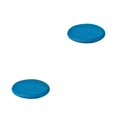 thumbnail image 4 of QualitChoice Coussin de Siège Portable de Remplacement Rond Relaxant Respirant Doux pour Maison Bureau Fauteuil Canapé Tapis Accessoires Bleu 2 Pcs, 4 of 6
