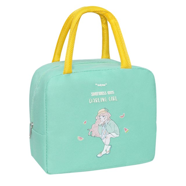 1PCS Storage Lunch Bento Box Bag Food Insulated Thermal Working Portable Travel Bag Lunch Bag